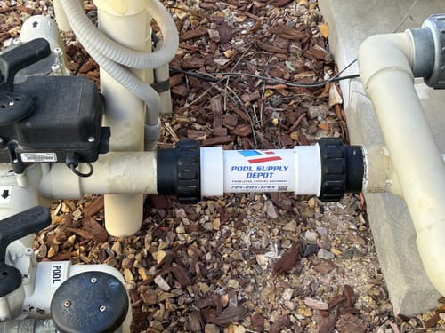 Customer photo review of PSD Pentair Bypass/Dummy Cell For iChlor IC30, Plus30, Lt25 & Lt15 Cells | PSDBYPASS30