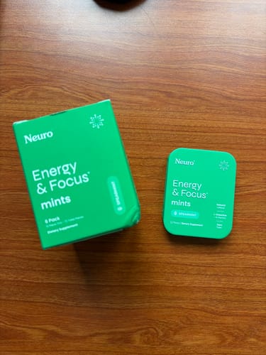 Customer photo review of Energy & Focus Mints