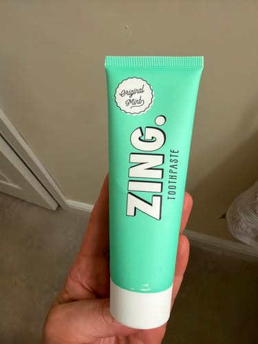 Customer photo review of Original Mint Toothpaste