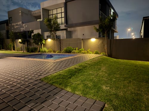 Customer photo review of Solar Wall Light with Motion Sensor
