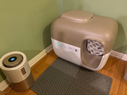 Customer photo review of Self-Cleaning Litter Box