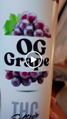 Customer video review of 100MG Infused Soda THC Infused