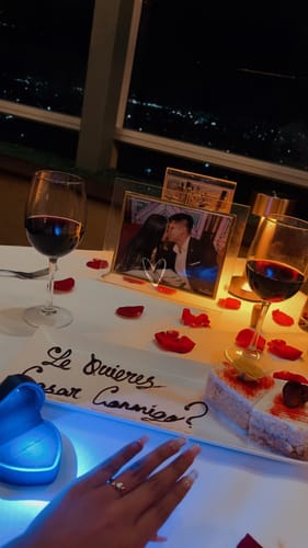 Customer photo review of Cena Romántica