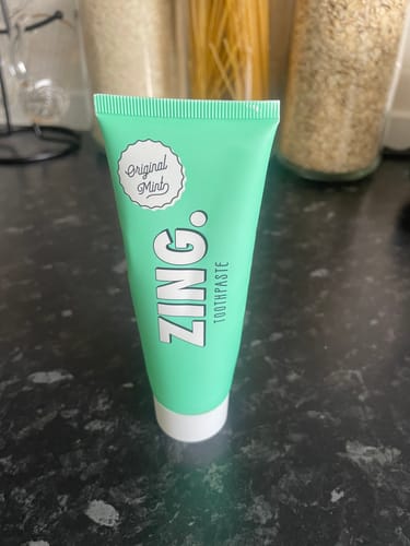 Customer photo review of Original Mint Toothpaste