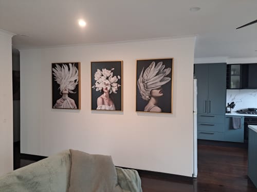 Customer photo review of Nocturnal Set of 3 Prints