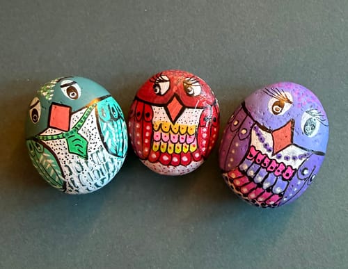 Customer photo review of Starterspakket Happy Stones + App om ze te volgen + Paint-me Startersset