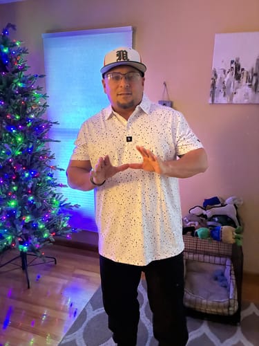 Customer photo review of Cosmic Sprinkle - White