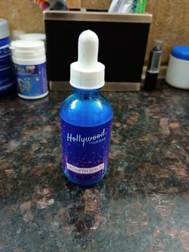 Customer photo review of VIRAL "EXTREME STRENGTH" Hair Growth Serum -