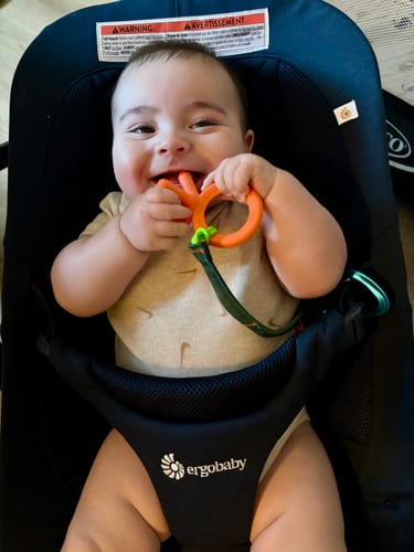 Customer photo review of Trail Tether: Hiking-Rated Pacifier Clip and Multi-Use Strap