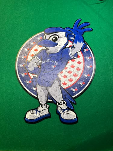 Customer photo review of Toronto Blue Jays™ Mascot - Wooden Puzzle