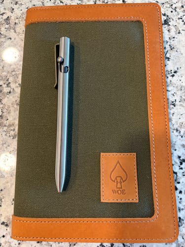 Customer photo review of Tactile Turn X W.O.E. Titanium Pen 2.0