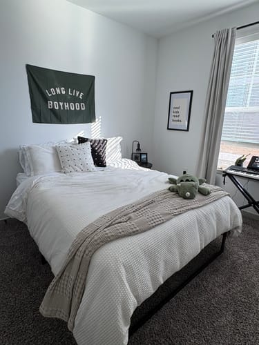 Customer photo review of Long Live Boyhood Banner