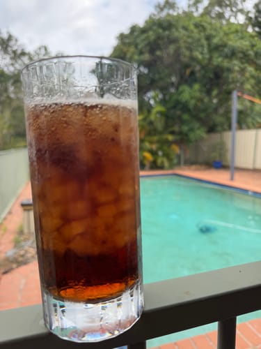 Customer photo review of D-Still Unbreakable Bamboo Highball, Polycarbonate - 550ml: Pack of 4