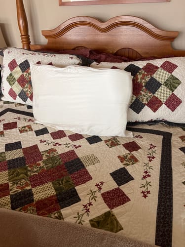 Customer photo review of Cloud Cooling Pillow Case