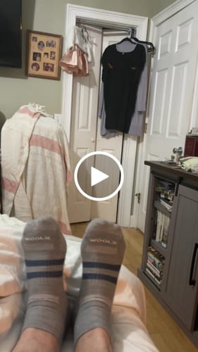 Customer video review of Womens Rambler Ankle Sock - Grey