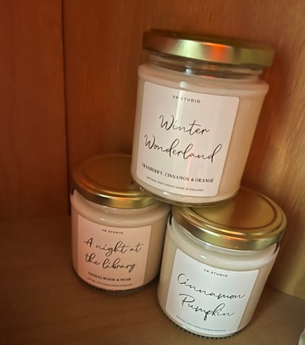 Customer photo review of Cinnamon Pumpkin Candle