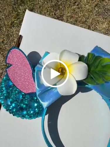 Customer video review of Stitch Sparkle Mickey Ears