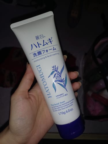 Customer photo review of Reihaku Hatomugi Moisturizing Facial Cleanser 170g