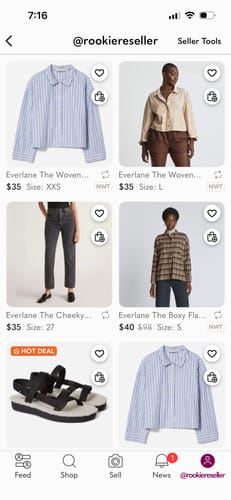 Customer photo review of Everlane NWT Mystery Bundle