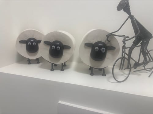 Customer photo review of Mon petit mouton farceur® - Porte-rouleau