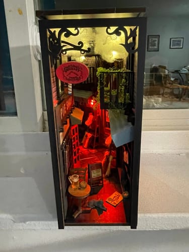 Customer photo review of Dreamy MiniAlley - Booknook DIY kit