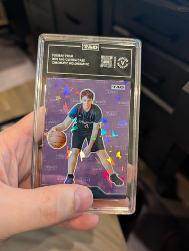 Customer photo review of TAG Custom Card | Portrait Prism / Mystery Holographic