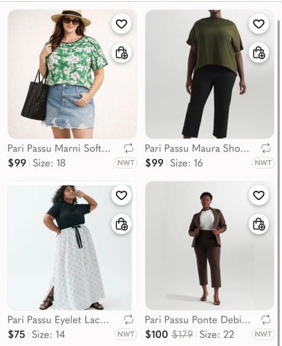 Customer photo review of Pari Passu NWT Women's Plus Size Apparel