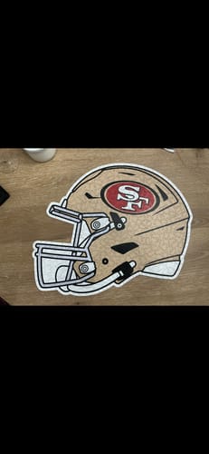 Customer photo review of San Francisco 49ers™ Helmet - Wooden Puzzle