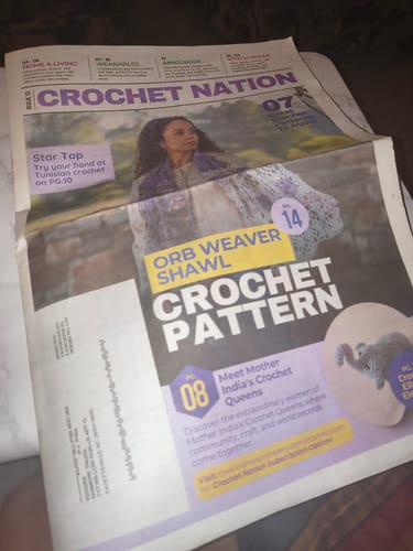 Customer photo review of Crochet Nation • 1-Issue-a-Month Subscription Plan *