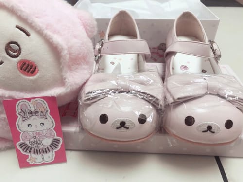 Customer photo review of Cute and sweet bow Lolita shoes