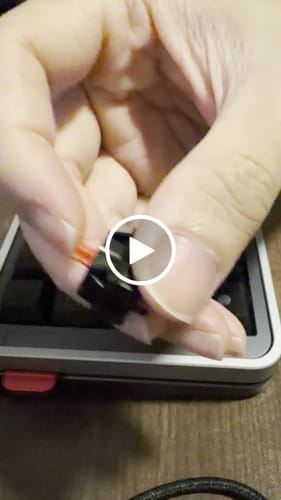 Customer video review of HMX COLA 3.8MM LINEAR SWITCH FACTORY LUBED (10PCS)