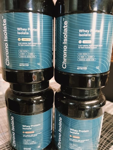 Recenzie cu fotografie de la un client despre Chrono Isolate Protein - Proteina izolata din zer