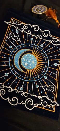 Customer photo review of Celestial Book Sleeve