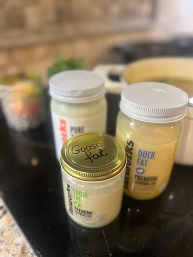 Customer photo review of Pasture Raised Goose Fat (7.5 oz)