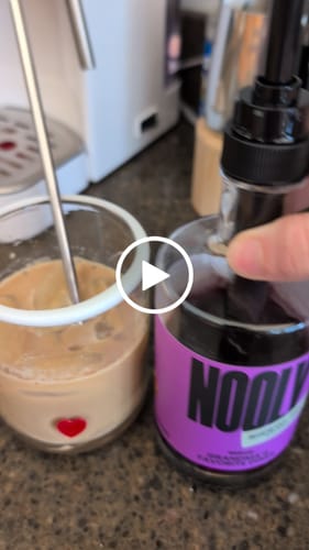 Customer video review of Blueberry Coffee Syrup