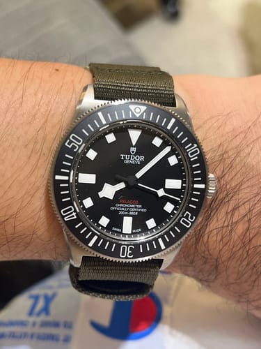 Customer photo review of Glomar Explorer - Hook And Loop Watch Strap