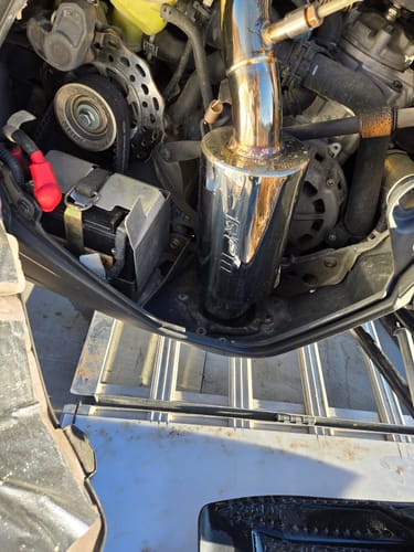 Customer photo review of RPM Stainless Steel Race Weight Muffler Polaris RMK AXYS 850 / 9R 2019-2025
