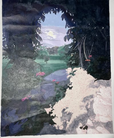 Customer photo review of Custom Landscape Paint By Numbers