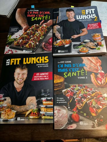 Customer photo review of Livre - Les Fit Lunchs Par le Fit Cook