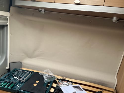 Customer photo review of Wollfilz selbstklebend für Camper