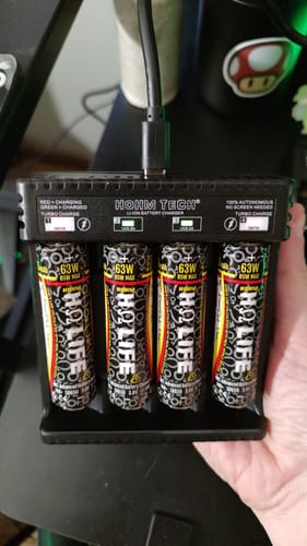 Customer photo review of Hohm Tech School 4 Channel Battery Charger