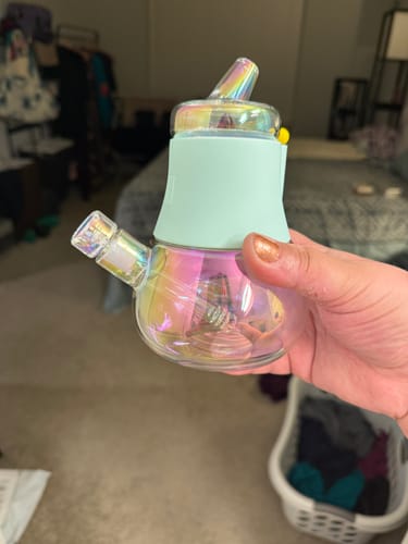 Customer photo review of Bubbler Base Iridescent