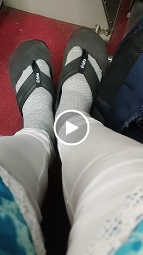 Customer video review of Frido Cloud Comfort Arch Support Slippers