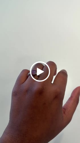 Customer video review of The Camilla 2CT Pink Moissanite Ring