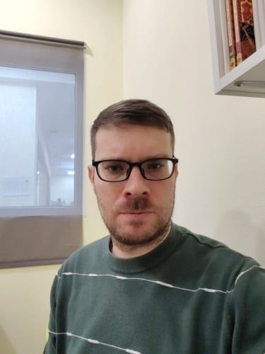 Customer photo review of Chashma Ottica Women's Full Rim Square Tr 90 Titanium Eyeglasses 799833