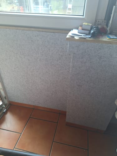 Customer photo review of Wandschutz Filz - Grau