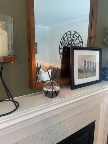 Customer photo review of Black Everlasting Candles