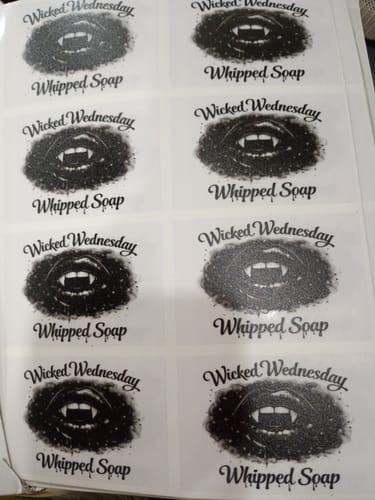 Customer photo review of 200 2.5" Custom Vinyl Stickers