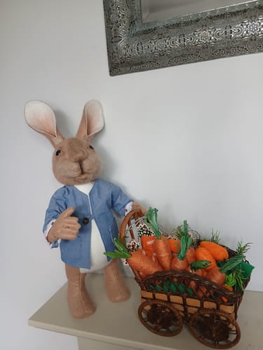 Customer photo review of White Rabbit PDF Pattern Approx 41 cm Standing