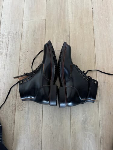 Customer photo review of Plain Commander Boot - luosjiet®boots - Black TeaCore Smooth Cowhide